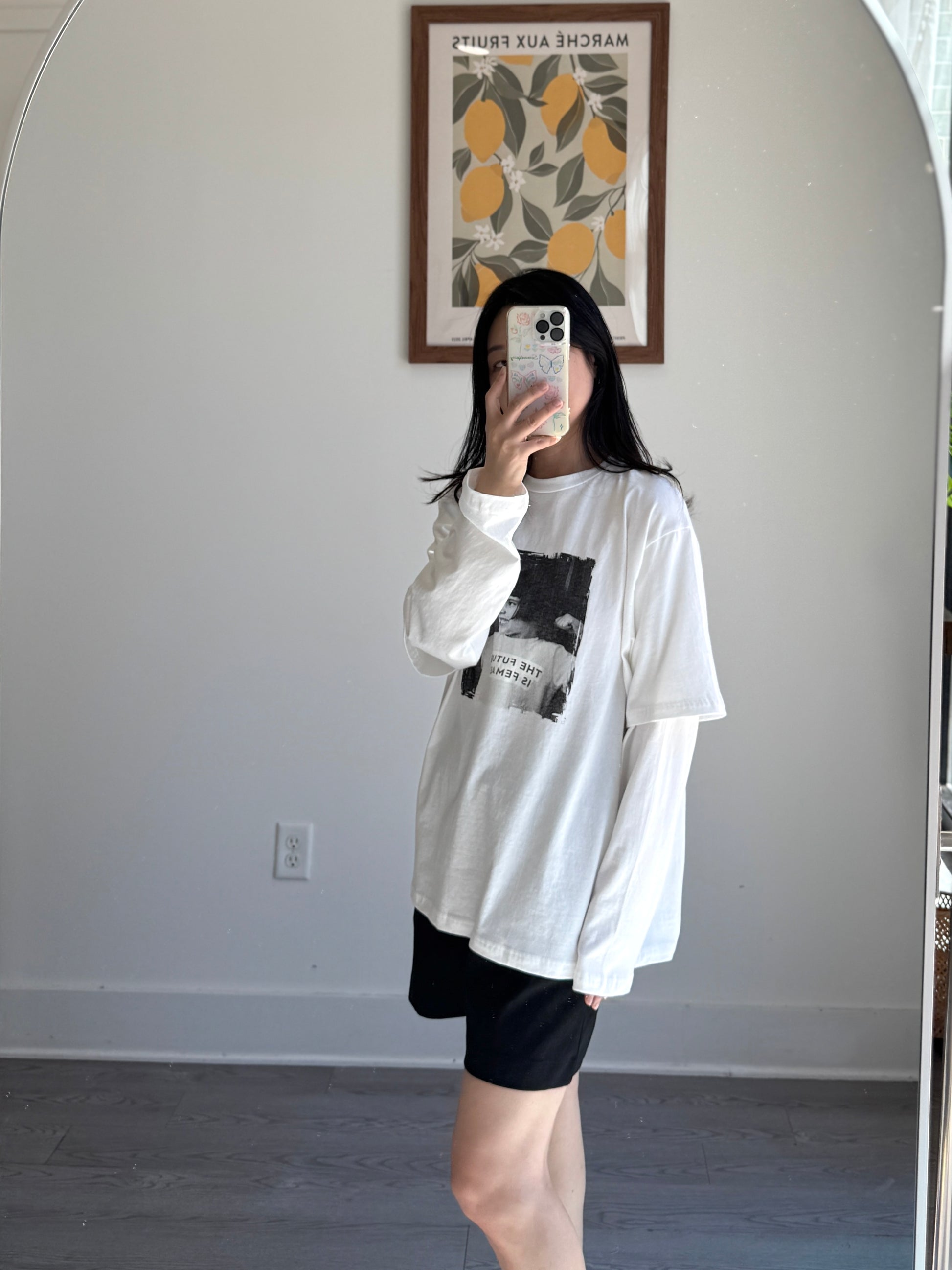 Layered Graphic Tee - AdoreMeU
