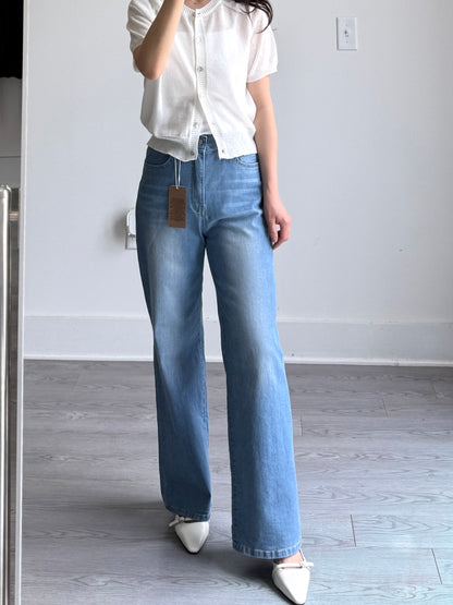 Flex Straight Denim - AdoreMeU