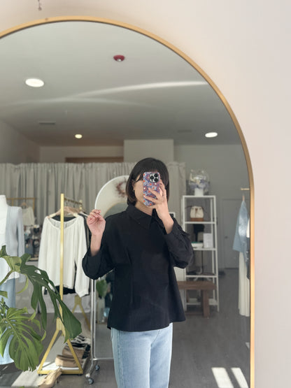 Unbalance Pintuck Shirt - AdoreMeU