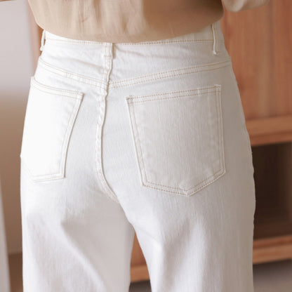 Stitch Ivory Pants