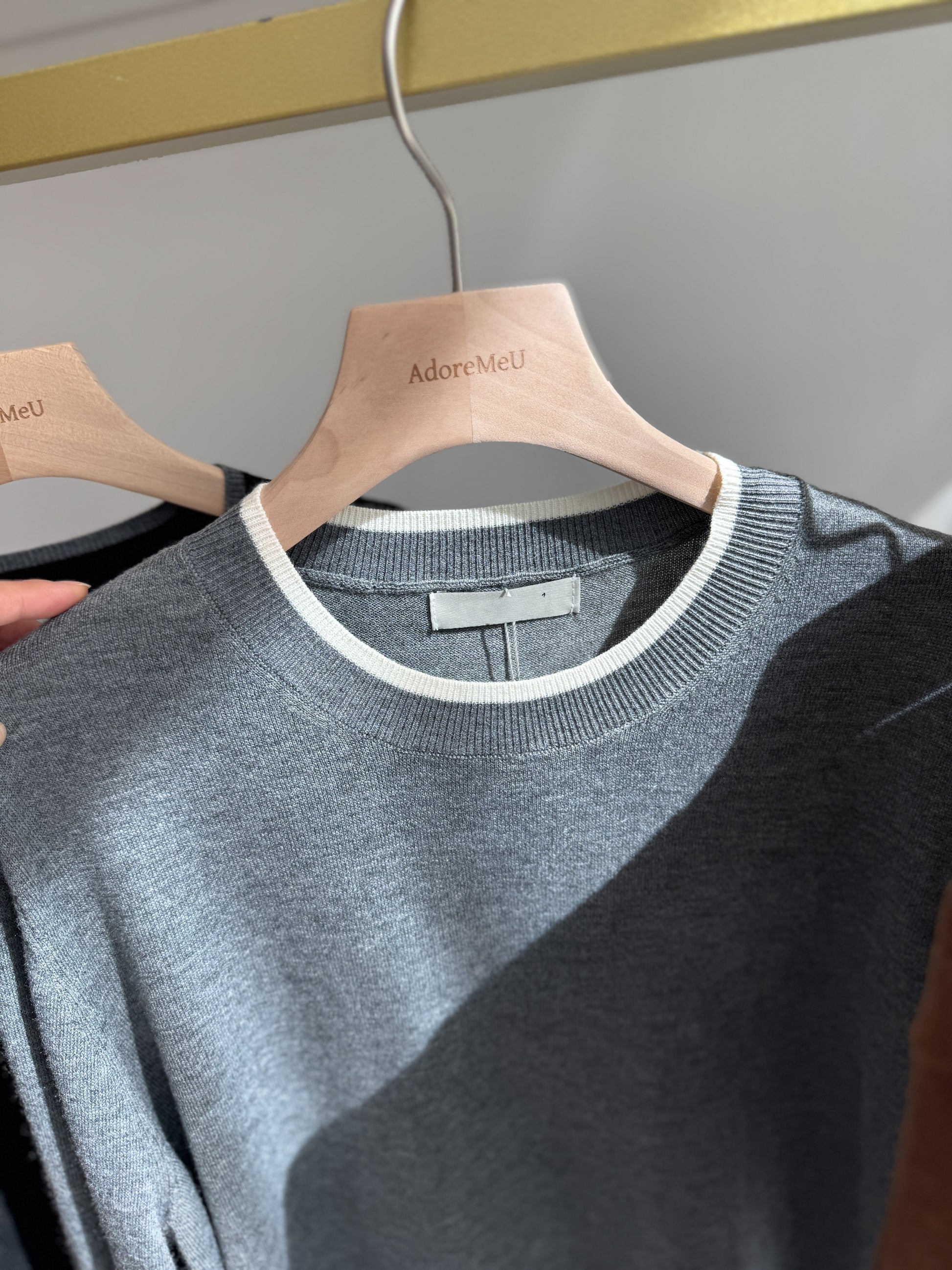 Sleeve Button Knit Top - AdoreMeU