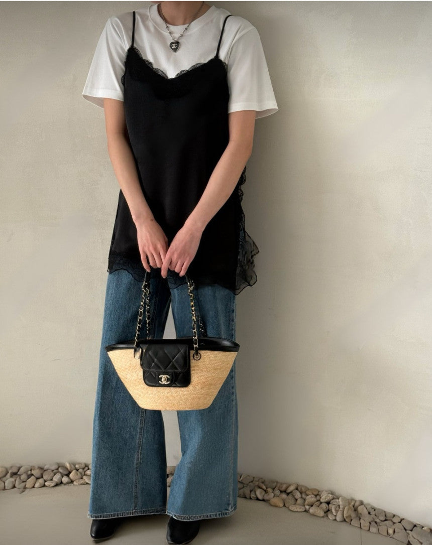 * Satin Lace Camisole