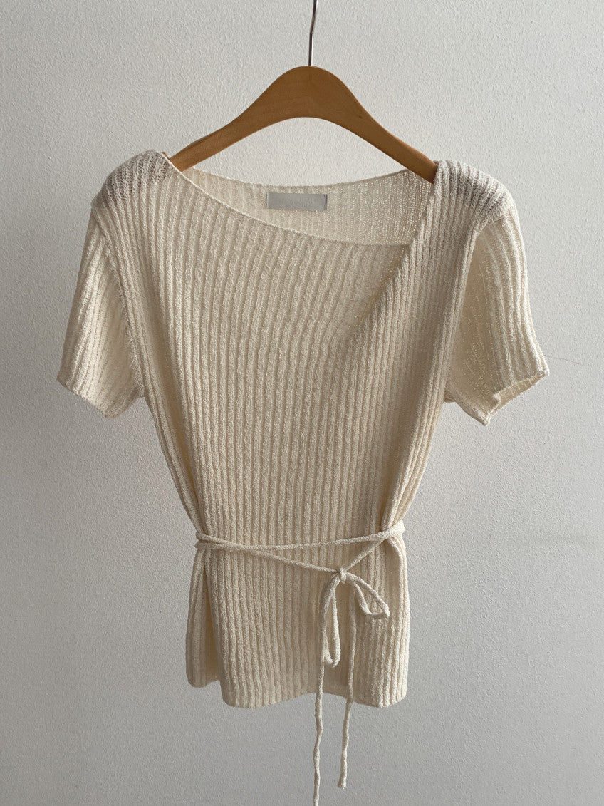 Boucle Short Sleeve Knit(~6/6)