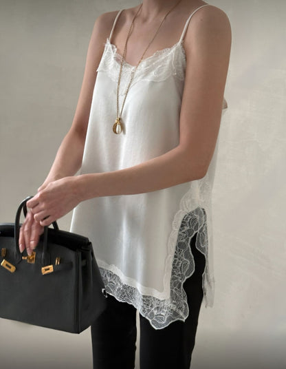 * Satin Lace Camisole