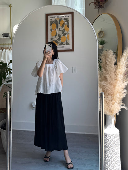 Linen Skirt Pants - AdoreMeU