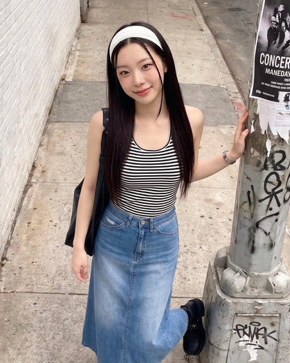 * A-Line Front Pocket Skirt