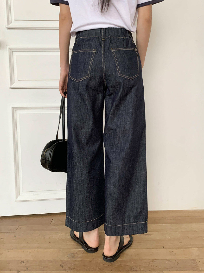 * Non-Fade Raw Denim Jeans