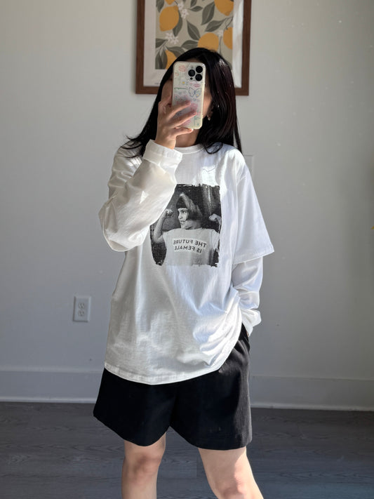 Layered Graphic Tee - AdoreMeU