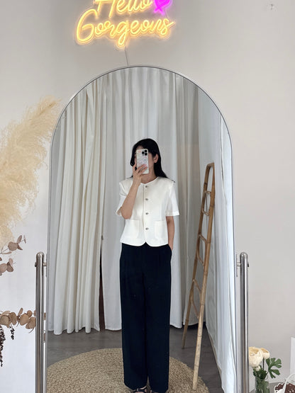 Round Collar Summer Jacket