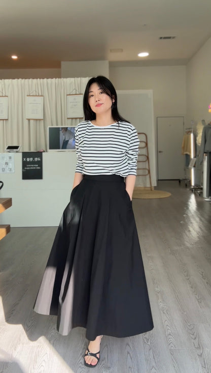 Pintuck A line Skirt