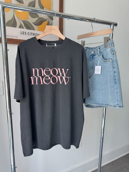 Meow Pigment Tee(~9/8)