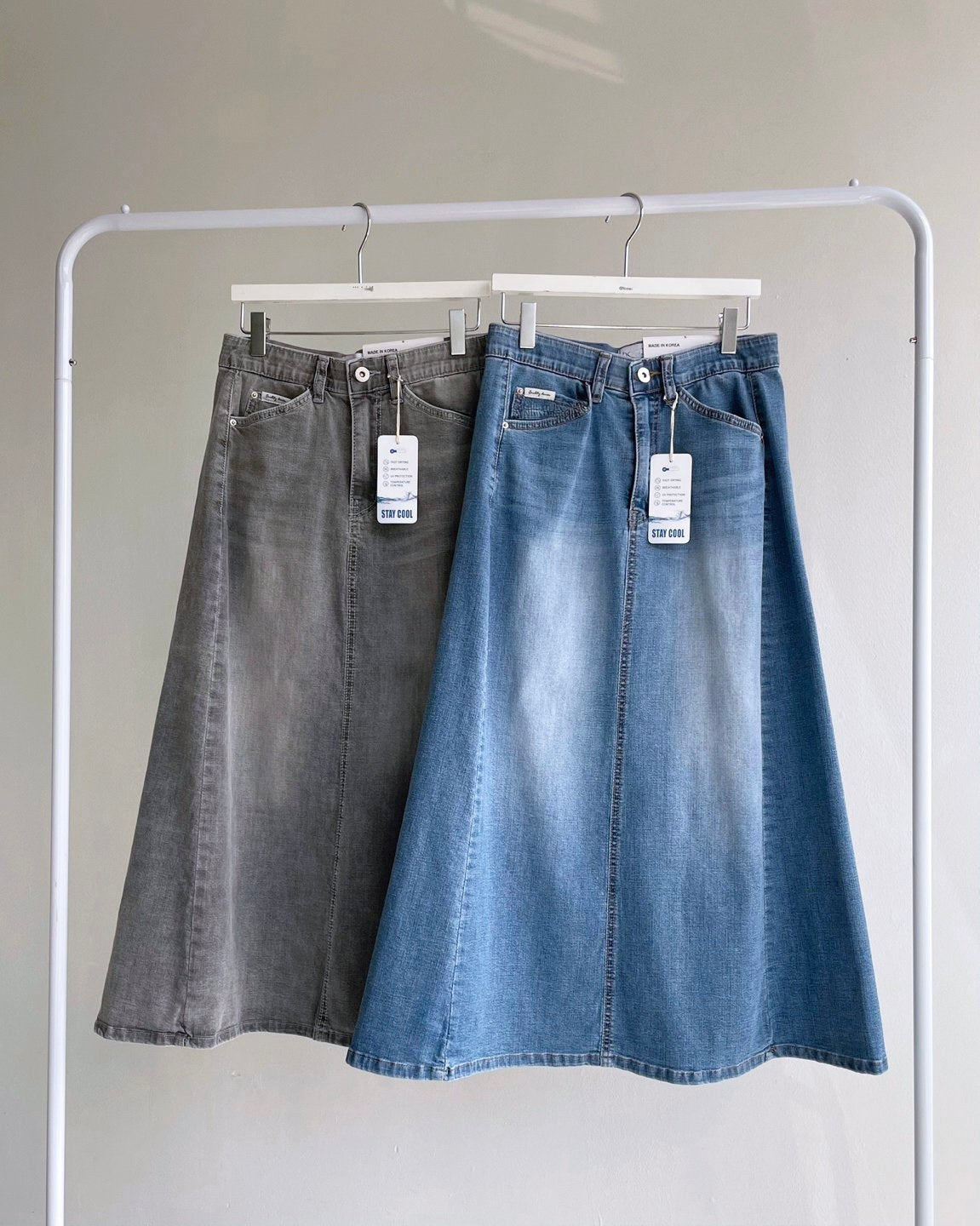 * A-Line Front Pocket Skirt