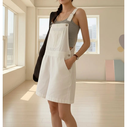 *Adjustable Cotton Mini Skirt / Dress