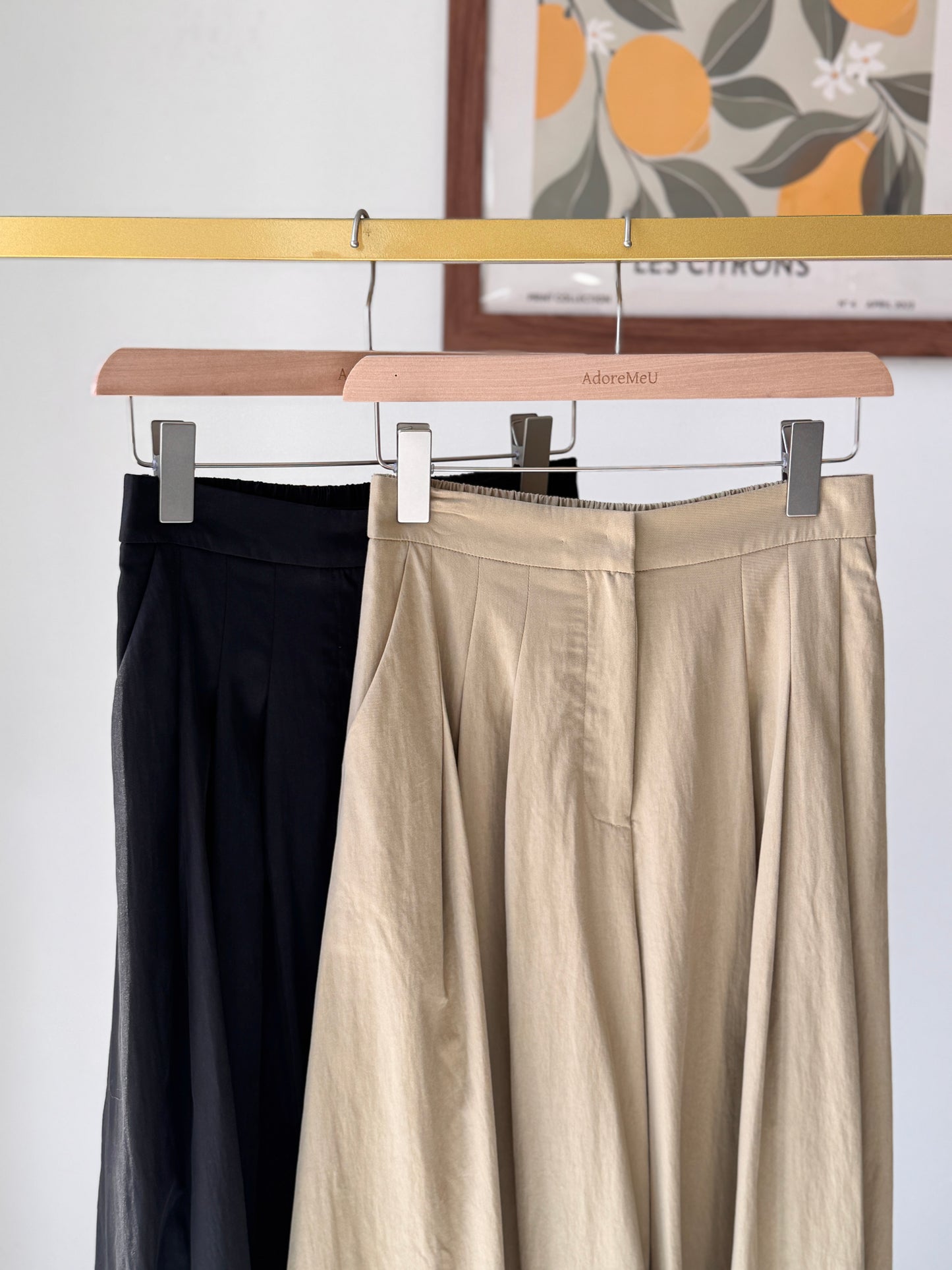 Two Pintuck Wide Pants (~3/31)