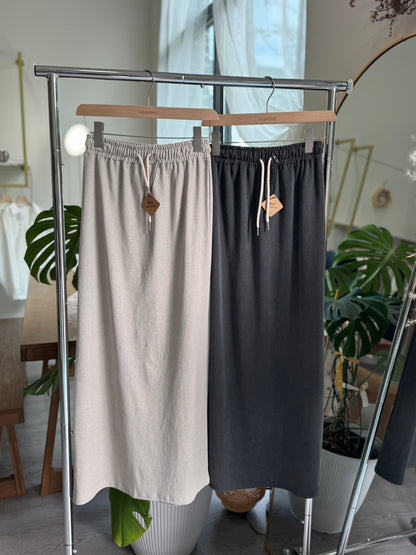 Pigment Banding Long Skirt(~9/30) - AdoreMeU