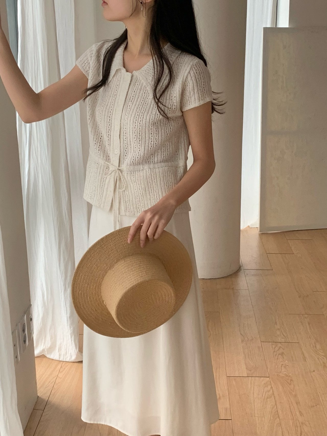 * Summer Mood Collar Knit