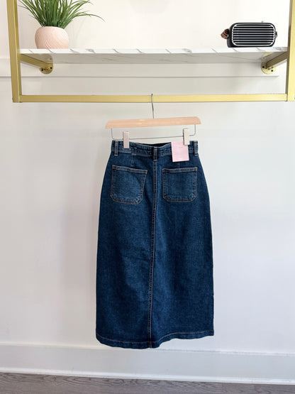 Straight Denim Skirt(~9/30) - AdoreMeU