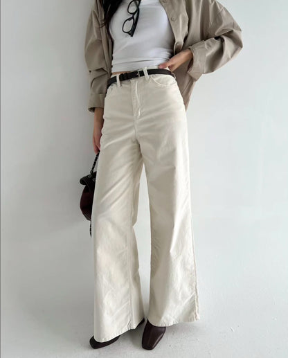 5518 Velvet Wide Bootscut Pants