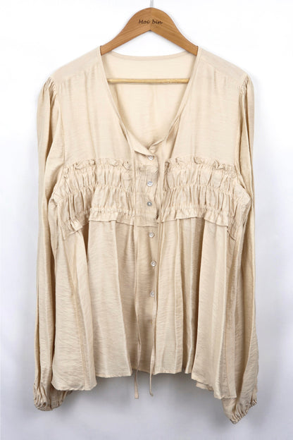 *Shirring Blouse