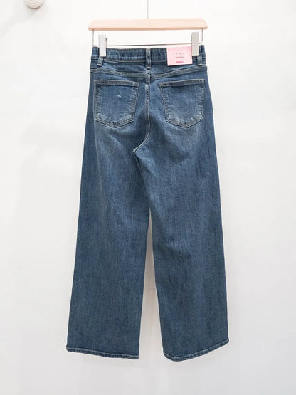 Cat Distressed Wide Denim (~10/25)