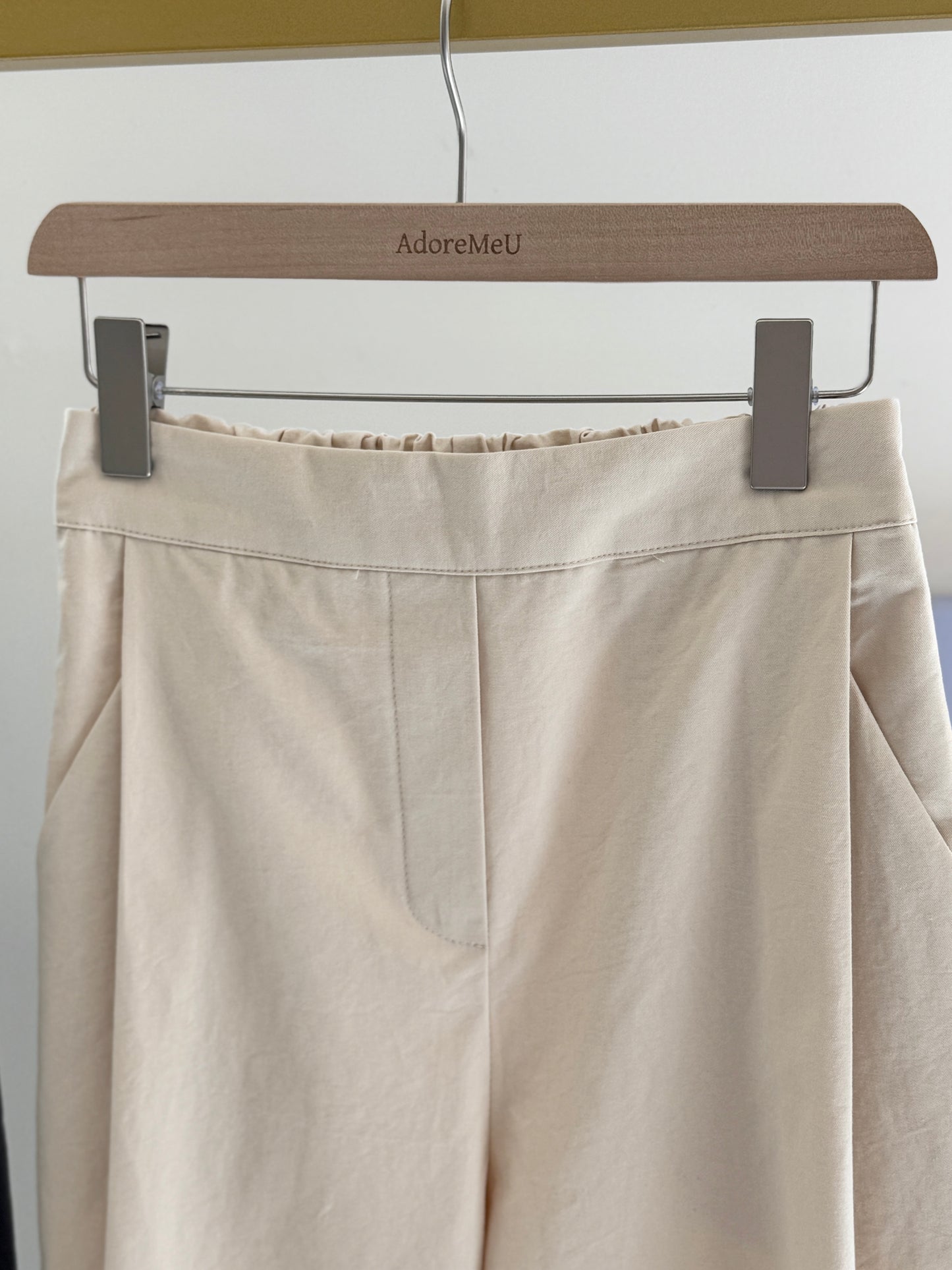 Cotton Cropped Pants