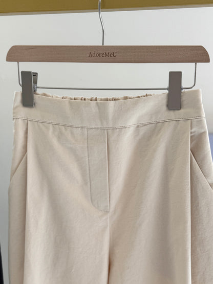 Cotton Cropped Pants