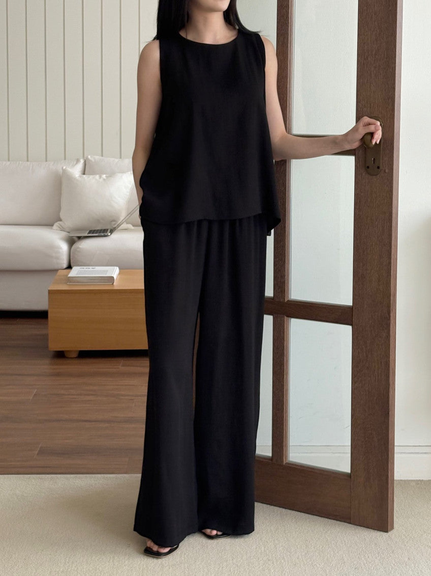 Linen Sleeveless and pants Set(~6/21)