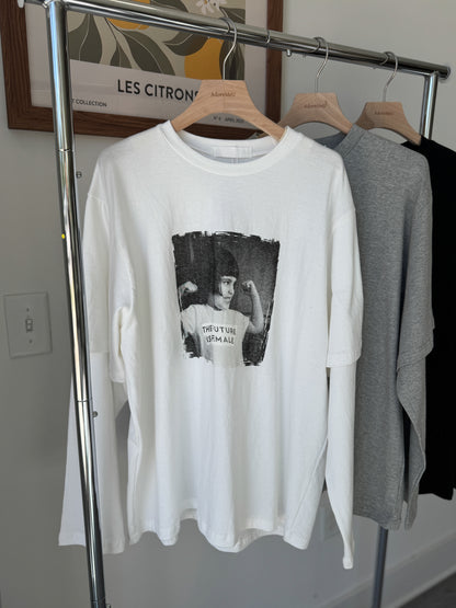 Layered Graphic Tee - AdoreMeU