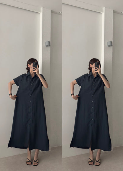 * Linen Pocket Dress