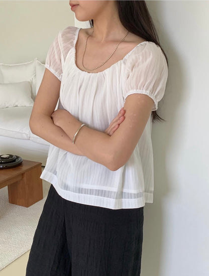 *Audrey Puff Blouse