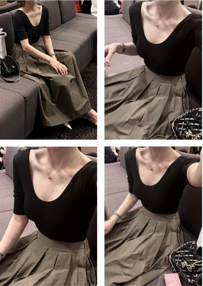 Pra Maxi Pleated Skirt (~8/2)