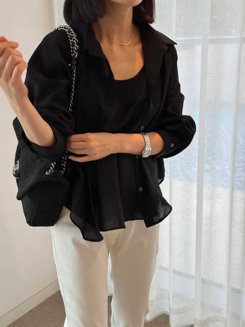 * Sleeveless & Shirt Set