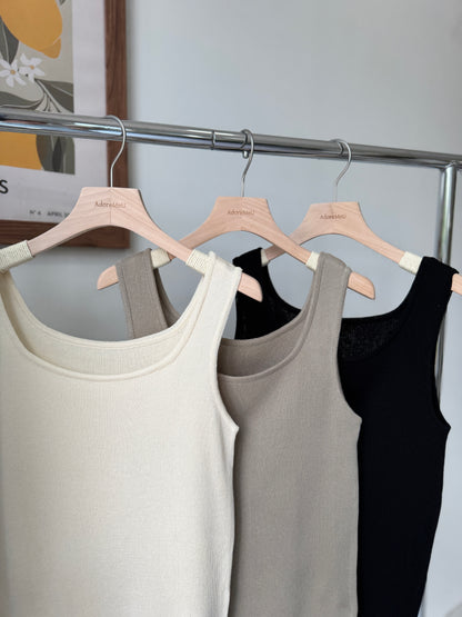 Squar Knit Tank Top - AdoreMeU