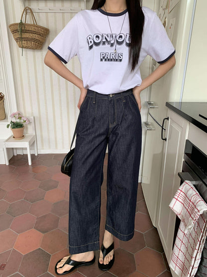 * Non-Fade Raw Denim Jeans