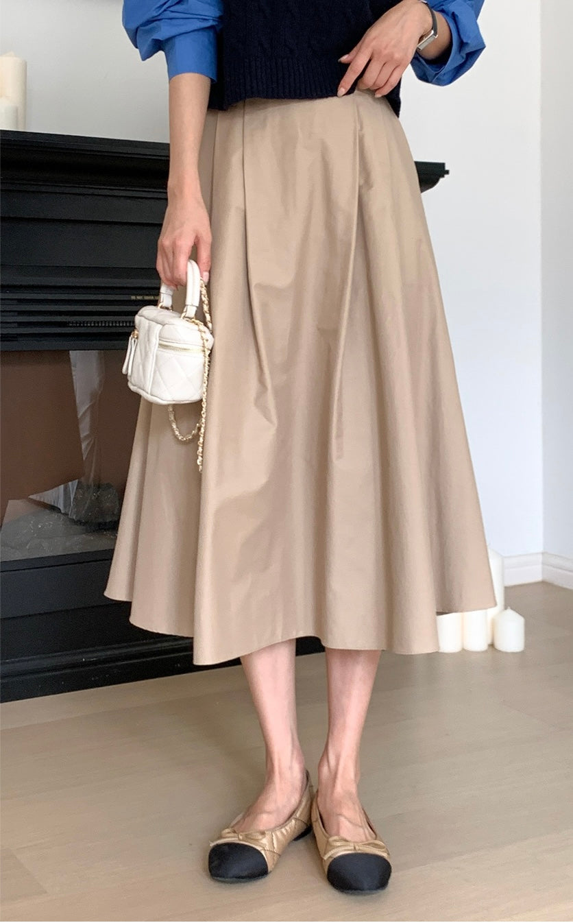 Terry Pintuck Banding Skirt(~9/30) - AdoreMeU