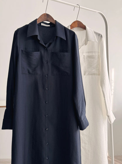 * Shirt Collar Dress