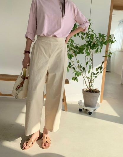 *바이오 핀턱 팬츠