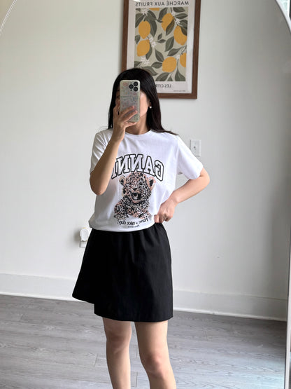 Silket Leopard Print T-shirt - AdoreMeU