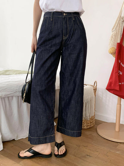 * Non-Fade Raw Denim Jeans