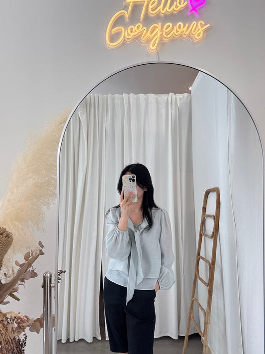 Rose Tie Blouse(~4/6)