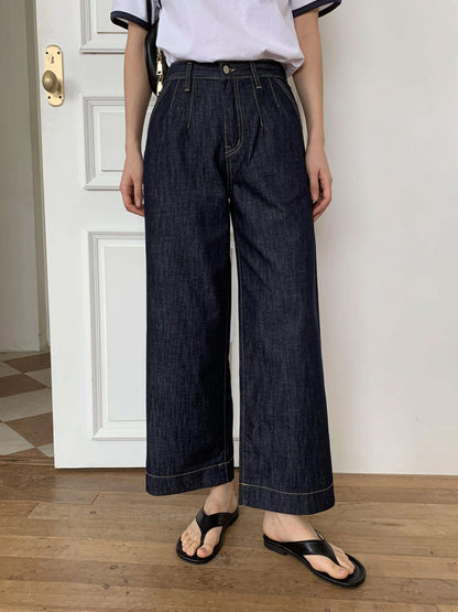 * Non-Fade Raw Denim Jeans