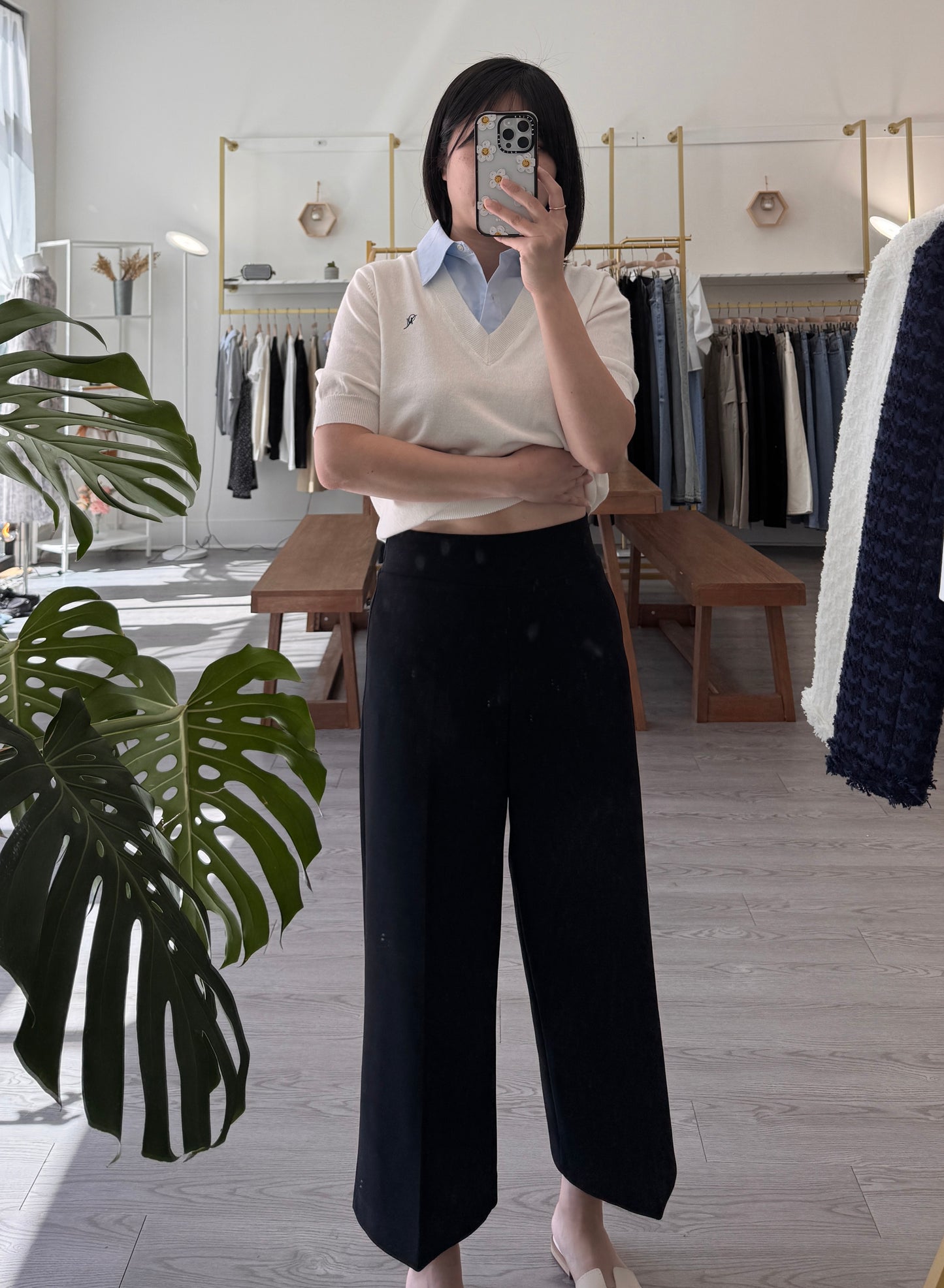 Stretch Cropped Pants
