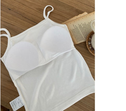 * Ribbed Padded Camisole
