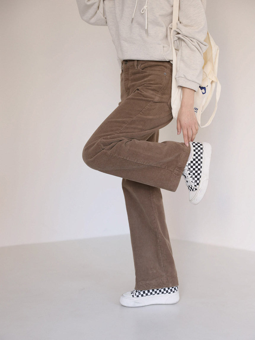 Semi Wide Corduroy Pants