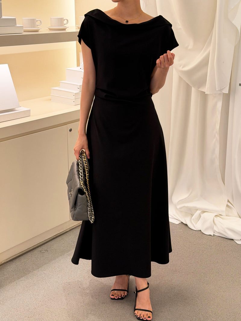 Boat Neck Dress