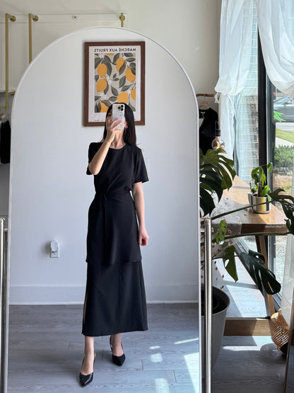 Apron Layered Dress - AdoreMeU