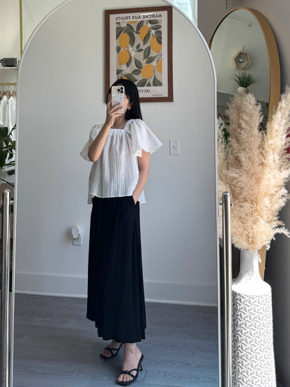 Linen Skirt Pants - AdoreMeU
