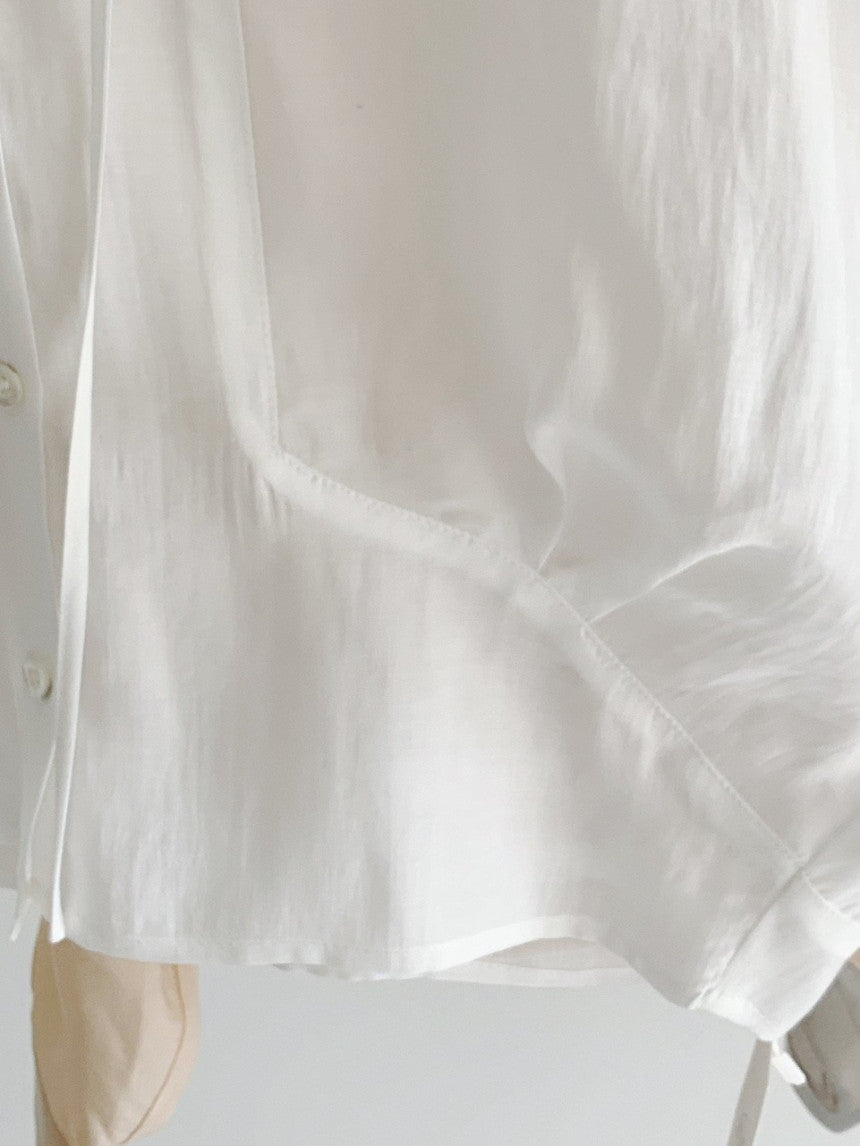 Tencel Hood Blouse