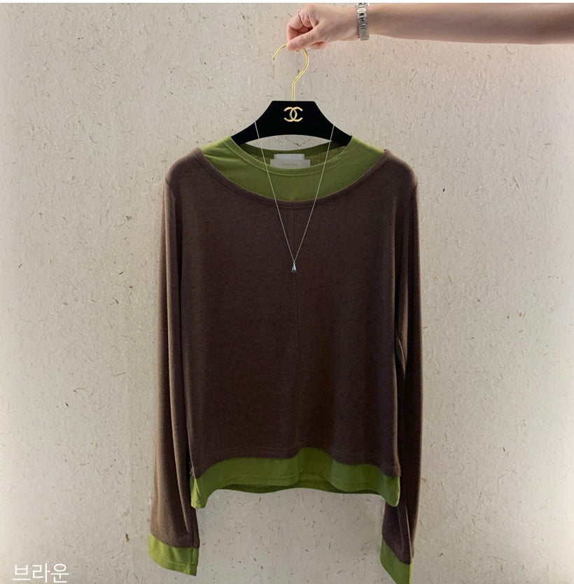 Color Layered Tee(~10/20)