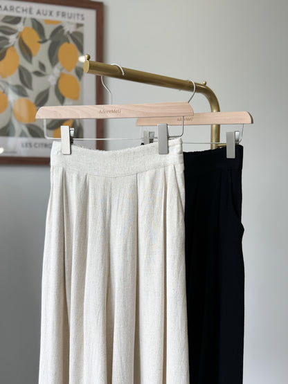 Linen Skirt Pants - AdoreMeU